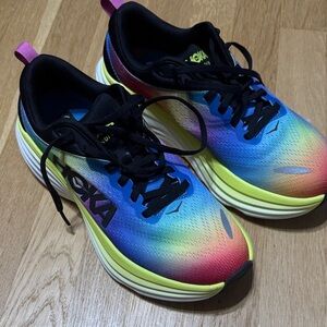 Hoka Bondi 8 Black Multi Sneakers